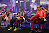 GP SINGAPORE, (L to R): Charles Leclerc (MON) Ferrari; Sergio Perez (MEX) Red Bull Racing; e Carlos Sainz Jr (ESP) Ferrari, in the post race FIA Press Conference.
02.10.2022. Formula 1 World Championship, Rd 17, Singapore Grand Prix, Marina Bay Street Circuit, Singapore, Gara Day.
- www.xpbimages.com, EMail: requests@xpbimages.com © Copyright: XPB Images