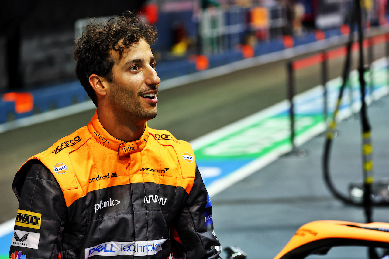 GP SINGAPORE, Daniel Ricciardo (AUS) McLaren.
29.09.2022. Formula 1 World Championship, Rd 17, Singapore Grand Prix, Marina Bay Street Circuit, Singapore, Preparation Day.
 - www.xpbimages.com, EMail: requests@xpbimages.com © Copyright: Coates / XPB Images