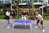 GP SINGAPORE, (L to R): Pierre Gasly (FRA) AlphaTauri plays table tennis with Timo Glock (GER) in the paddock.
29.09.2022. Formula 1 World Championship, Rd 17, Singapore Grand Prix, Marina Bay Street Circuit, Singapore, Preparation Day.
- www.xpbimages.com, EMail: requests@xpbimages.com © Copyright: Moy / XPB Images