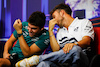 GP SINGAPORE, (L to R): Lance Stroll (CDN) Aston Martin F1 Team e Pierre Gasly (FRA) AlphaTauri in the FIA Press Conference.
29.09.2022. Formula 1 World Championship, Rd 17, Singapore Grand Prix, Marina Bay Street Circuit, Singapore, Preparation Day.
- www.xpbimages.com, EMail: requests@xpbimages.com © Copyright: XPB Images