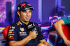 GP SINGAPORE, Sergio Perez (MEX) Red Bull Racing in the FIA Press Conference.
29.09.2022. Formula 1 World Championship, Rd 17, Singapore Grand Prix, Marina Bay Street Circuit, Singapore, Preparation Day.
- www.xpbimages.com, EMail: requests@xpbimages.com © Copyright: XPB Images