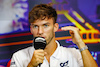 GP SINGAPORE, Pierre Gasly (FRA) AlphaTauri in the FIA Press Conference.
29.09.2022. Formula 1 World Championship, Rd 17, Singapore Grand Prix, Marina Bay Street Circuit, Singapore, Preparation Day.
- www.xpbimages.com, EMail: requests@xpbimages.com © Copyright: XPB Images