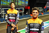 GP SINGAPORE, Lando Norris (GBR) McLaren e Daniel Ricciardo (AUS) McLaren.
29.09.2022. Formula 1 World Championship, Rd 17, Singapore Grand Prix, Marina Bay Street Circuit, Singapore, Preparation Day.
 - www.xpbimages.com, EMail: requests@xpbimages.com © Copyright: Coates / XPB Images