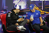 GP SINGAPORE, (L to R): Esteban Ocon (FRA) Alpine F1 Team e Mick Schumacher (GER) Haas F1 Team in the FIA Press Conference.
29.09.2022. Formula 1 World Championship, Rd 17, Singapore Grand Prix, Marina Bay Street Circuit, Singapore, Preparation Day.
- www.xpbimages.com, EMail: requests@xpbimages.com © Copyright: XPB Images