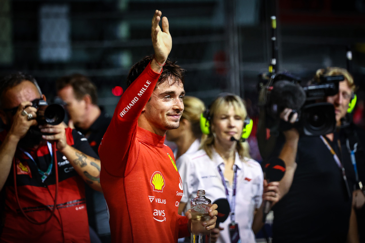 GP SINGAPORE, Charles Leclerc (FRA), Ferrari 
01.10.2022. Formula 1 World Championship, Rd 17, Singapore Grand Prix, Marina Bay Street Circuit, Singapore, Qualifiche Day.
- www.xpbimages.com, EMail: requests@xpbimages.com ¬© Copyright: Charniaux / XPB Images