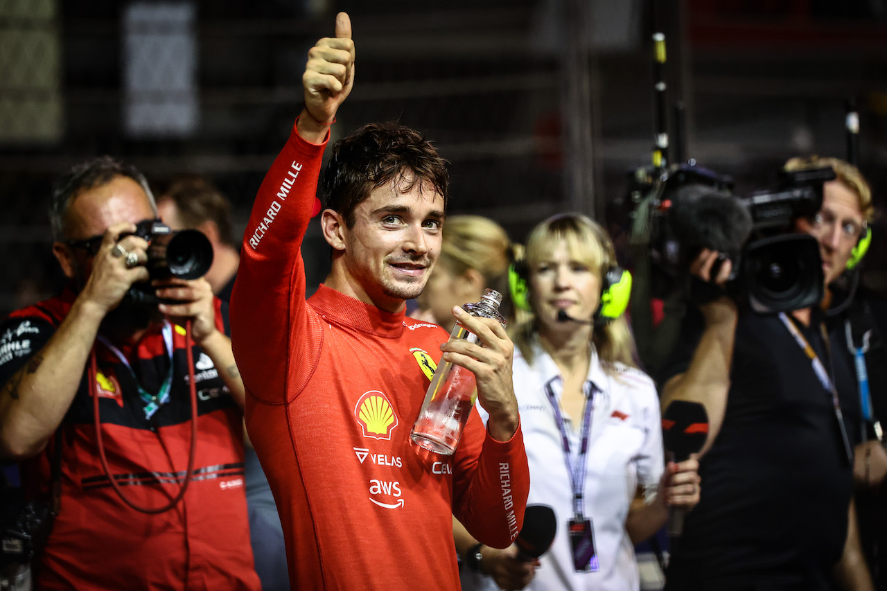 GP SINGAPORE, Charles Leclerc (FRA), Ferrari 
01.10.2022. Formula 1 World Championship, Rd 17, Singapore Grand Prix, Marina Bay Street Circuit, Singapore, Qualifiche Day.
- www.xpbimages.com, EMail: requests@xpbimages.com ¬© Copyright: Charniaux / XPB Images