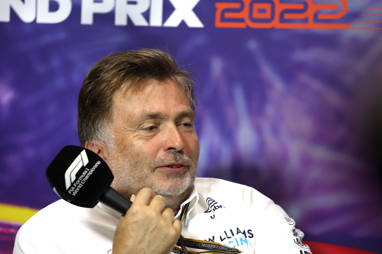 GP SINGAPORE, Jost Capito (GER) Williams Racing Chief Executive Officer in the FIA Press Conference.
01.10.2022. Formula 1 World Championship, Rd 17, Singapore Grand Prix, Marina Bay Street Circuit, Singapore, Qualifiche Day.
- www.xpbimages.com, EMail: requests@xpbimages.com © Copyright: XPB Images