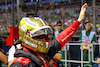 GP SINGAPORE, Charles Leclerc (MON) Ferrari celebrates his pole position in qualifying parc ferme.
01.10.2022. Formula 1 World Championship, Rd 17, Singapore Grand Prix, Marina Bay Street Circuit, Singapore, Qualifiche Day.
 - www.xpbimages.com, EMail: requests@xpbimages.com © Copyright: Coates / XPB Images
