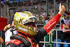 GP SINGAPORE, Charles Leclerc (MON) Ferrari celebrates his pole position in qualifying parc ferme.
01.10.2022. Formula 1 World Championship, Rd 17, Singapore Grand Prix, Marina Bay Street Circuit, Singapore, Qualifiche Day.
 - www.xpbimages.com, EMail: requests@xpbimages.com © Copyright: Coates / XPB Images