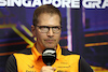 GP SINGAPORE, Andreas Seidl, McLaren Managing Director in the FIA Press Conference.
01.10.2022. Formula 1 World Championship, Rd 17, Singapore Grand Prix, Marina Bay Street Circuit, Singapore, Qualifiche Day.
- www.xpbimages.com, EMail: requests@xpbimages.com © Copyright: XPB Images
