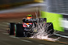 GP SINGAPORE, Sergio Perez (MEX) Red Bull Racing RB18 sends sparks flying.
01.10.2022. Formula 1 World Championship, Rd 17, Singapore Grand Prix, Marina Bay Street Circuit, Singapore, Qualifiche Day.
 - www.xpbimages.com, EMail: requests@xpbimages.com © Copyright: Coates / XPB Images