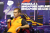 GP SINGAPORE, Andreas Seidl, McLaren Managing Director in the FIA Press Conference.
01.10.2022. Formula 1 World Championship, Rd 17, Singapore Grand Prix, Marina Bay Street Circuit, Singapore, Qualifiche Day.
- www.xpbimages.com, EMail: requests@xpbimages.com © Copyright: XPB Images