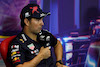 GP SINGAPORE, Sergio Perez (MEX) Red Bull Racing in the post qualifying FIA Press Conference.
01.10.2022. Formula 1 World Championship, Rd 17, Singapore Grand Prix, Marina Bay Street Circuit, Singapore, Qualifiche Day.
- www.xpbimages.com, EMail: requests@xpbimages.com © Copyright: XPB Images