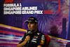 GP SINGAPORE, Sergio Perez (MEX) Red Bull Racing in the post qualifying FIA Press Conference.
01.10.2022. Formula 1 World Championship, Rd 17, Singapore Grand Prix, Marina Bay Street Circuit, Singapore, Qualifiche Day.
- www.xpbimages.com, EMail: requests@xpbimages.com © Copyright: XPB Images
