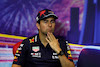 GP SINGAPORE, Sergio Perez (MEX) Red Bull Racing in the post qualifying FIA Press Conference.
01.10.2022. Formula 1 World Championship, Rd 17, Singapore Grand Prix, Marina Bay Street Circuit, Singapore, Qualifiche Day.
- www.xpbimages.com, EMail: requests@xpbimages.com © Copyright: XPB Images