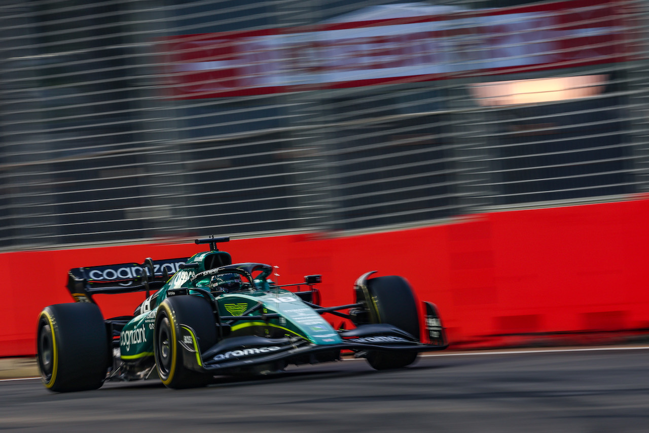 GP SINGAPORE, Lance Stroll (CDN), Aston Martin F1 Team 
30.09.2022. Formula 1 World Championship, Rd 17, Singapore Grand Prix, Marina Bay Street Circuit, Singapore, Practice Day.
- www.xpbimages.com, EMail: requests@xpbimages.com © Copyright: Charniaux / XPB Images