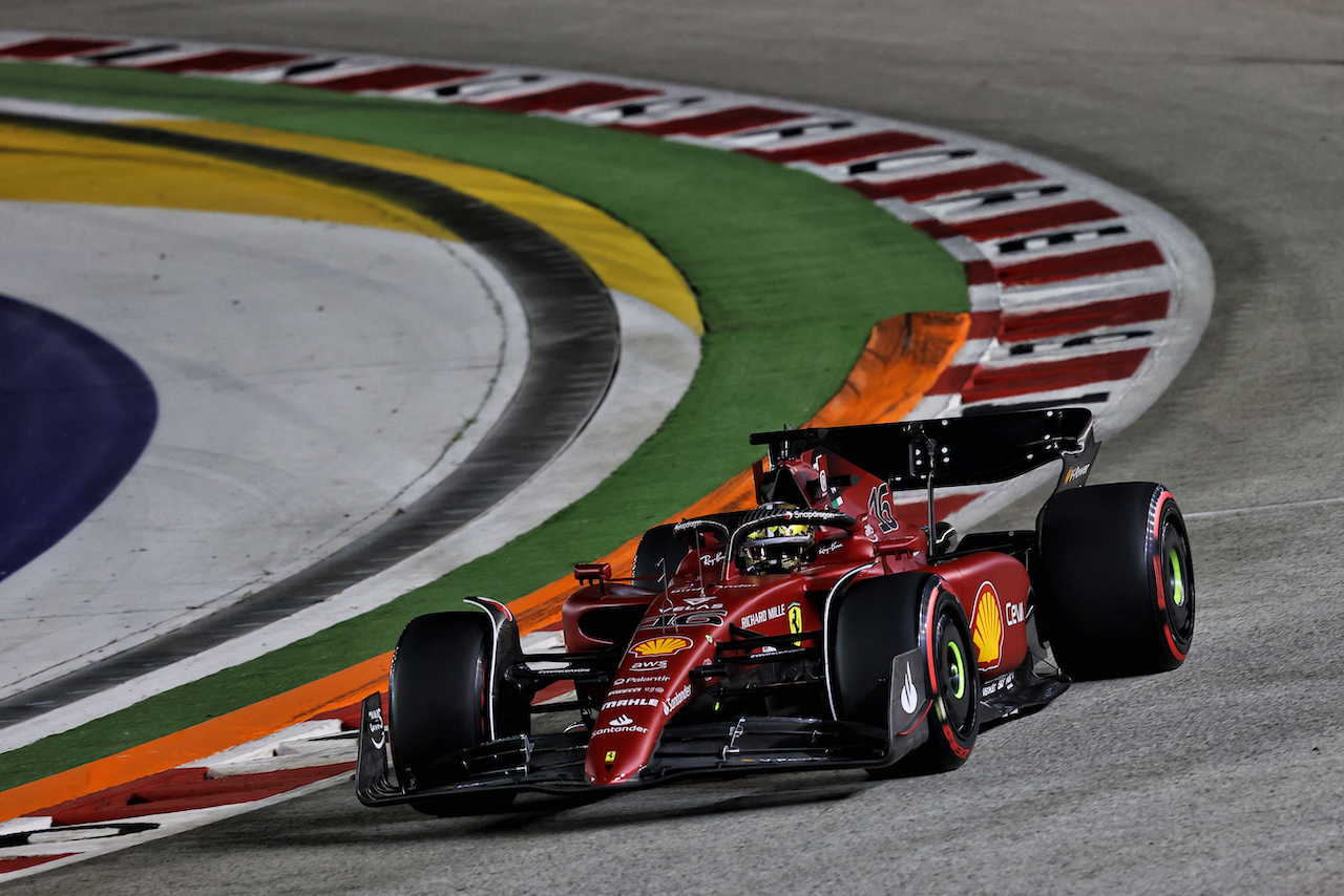 GP SINGAPORE, Charles Leclerc (MON) Ferrari F1-75.
30.09.2022. Formula 1 World Championship, Rd 17, Singapore Grand Prix, Marina Bay Street Circuit, Singapore, Practice Day.
- www.xpbimages.com, EMail: requests@xpbimages.com © Copyright: Moy / XPB Images