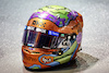 GP SINGAPORE, The helmet of Daniel Ricciardo (AUS) McLaren.
30.09.2022. Formula 1 World Championship, Rd 17, Singapore Grand Prix, Marina Bay Street Circuit, Singapore, Practice Day.
- www.xpbimages.com, EMail: requests@xpbimages.com © Copyright: Batchelor / XPB Images