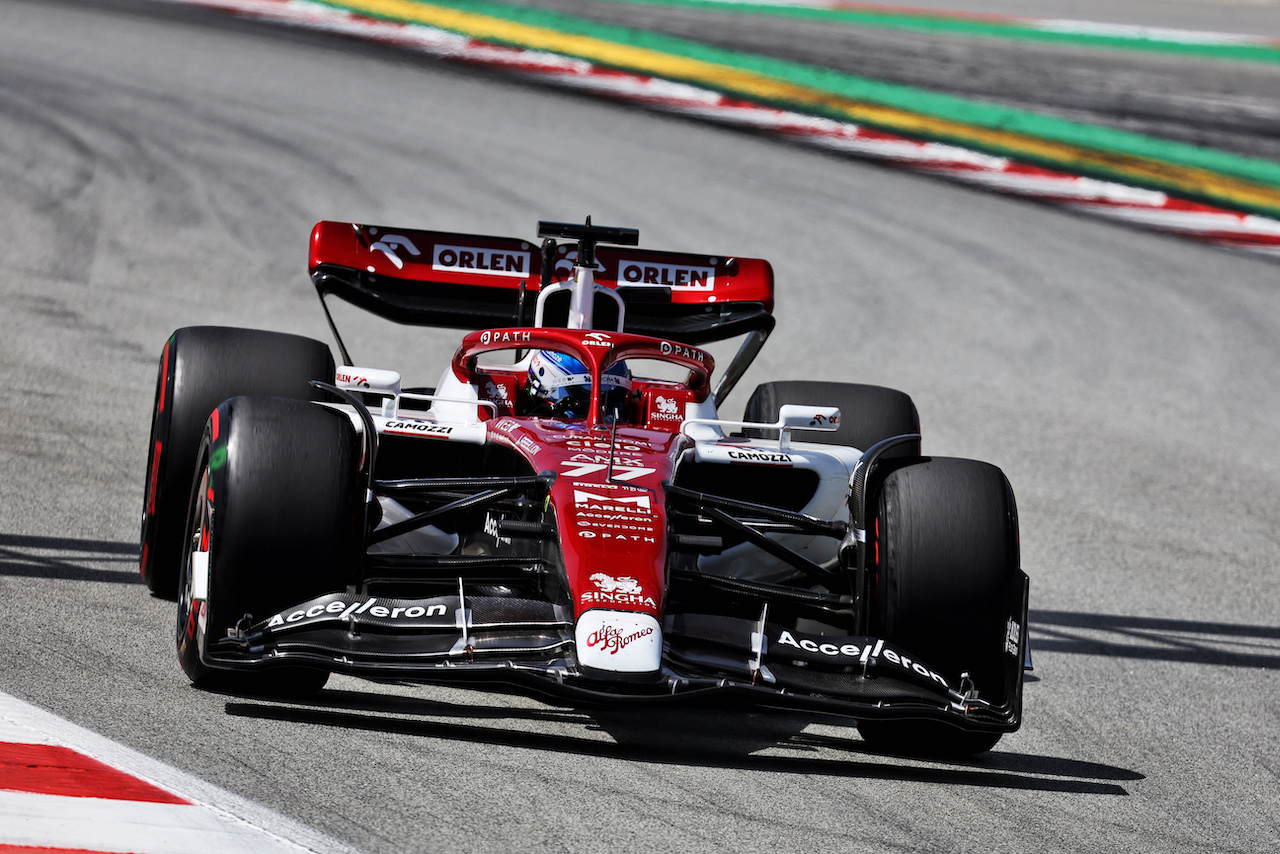 GP SPAGNA, Valtteri Bottas (FIN) Alfa Romeo F1 Team C42.
22.05.2022. Formula 1 World Championship, Rd 6, Spanish Grand Prix, Barcelona, Spain, Gara Day.
- www.xpbimages.com, EMail: requests@xpbimages.com © Copyright: Bearne / XPB Images