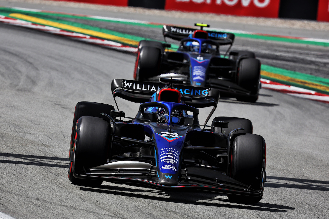 GP SPAGNA, Alexander Albon (THA) Williams Racing FW44.
22.05.2022. Formula 1 World Championship, Rd 6, Spanish Grand Prix, Barcelona, Spain, Gara Day.
- www.xpbimages.com, EMail: requests@xpbimages.com © Copyright: Bearne / XPB Images