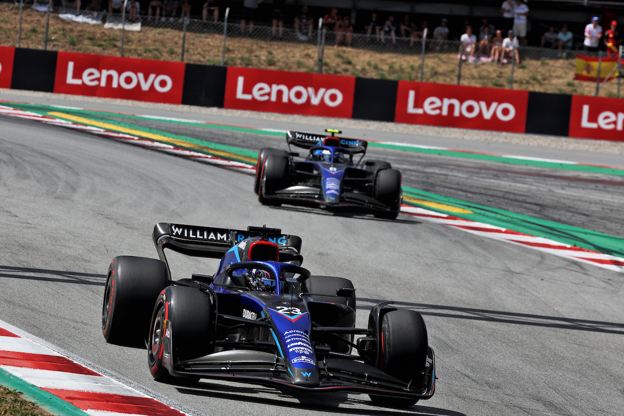 GP SPAGNA, Alexander Albon (THA) Williams Racing FW44.
22.05.2022. Formula 1 World Championship, Rd 6, Spanish Grand Prix, Barcelona, Spain, Gara Day.
- www.xpbimages.com, EMail: requests@xpbimages.com © Copyright: Bearne / XPB Images