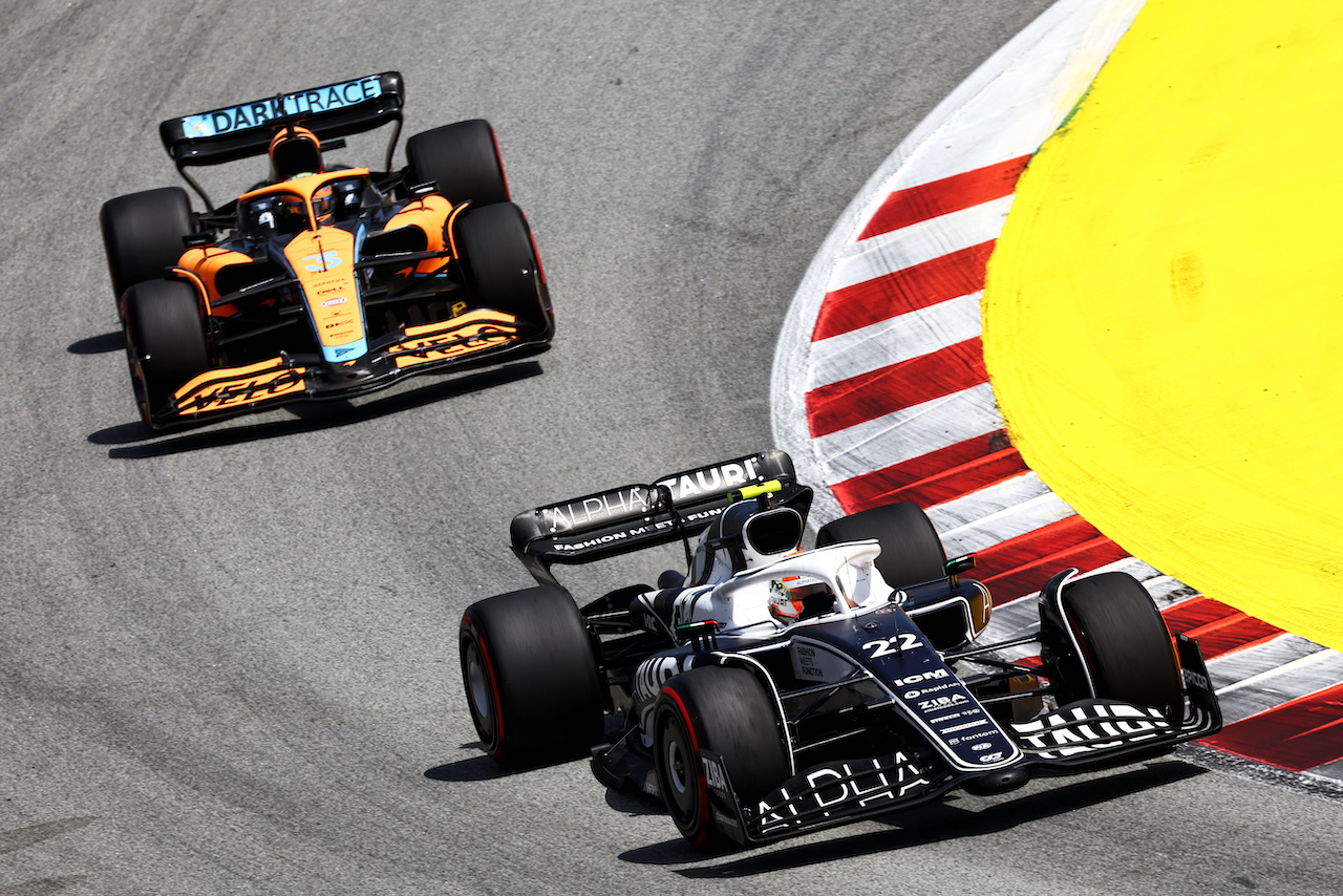GP SPAGNA, Yuki Tsunoda (JPN) AlphaTauri AT03.
22.05.2022. Formula 1 World Championship, Rd 6, Spanish Grand Prix, Barcelona, Spain, Gara Day.
- www.xpbimages.com, EMail: requests@xpbimages.com © Copyright: Batchelor / XPB Images