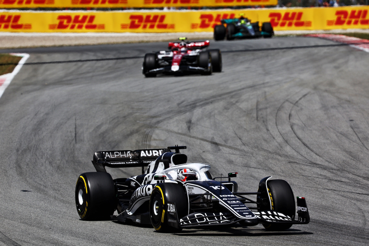 GP SPAGNA, Pierre Gasly (FRA) AlphaTauri AT03.
22.05.2022. Formula 1 World Championship, Rd 6, Spanish Grand Prix, Barcelona, Spain, Gara Day.
- www.xpbimages.com, EMail: requests@xpbimages.com © Copyright: Batchelor / XPB Images