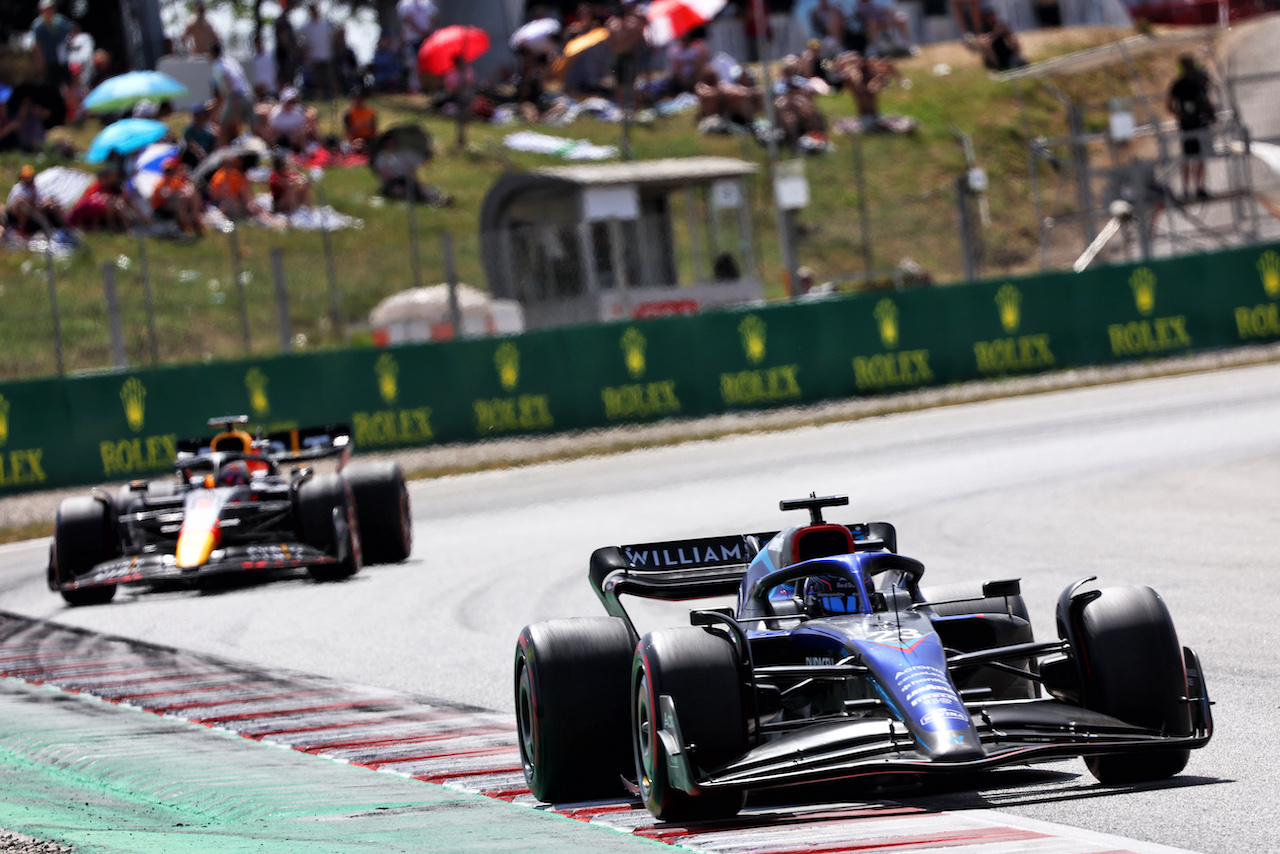 GP SPAGNA, Alexander Albon (THA) Williams Racing FW44.
22.05.2022. Formula 1 World Championship, Rd 6, Spanish Grand Prix, Barcelona, Spain, Gara Day.
- www.xpbimages.com, EMail: requests@xpbimages.com © Copyright: Batchelor / XPB Images