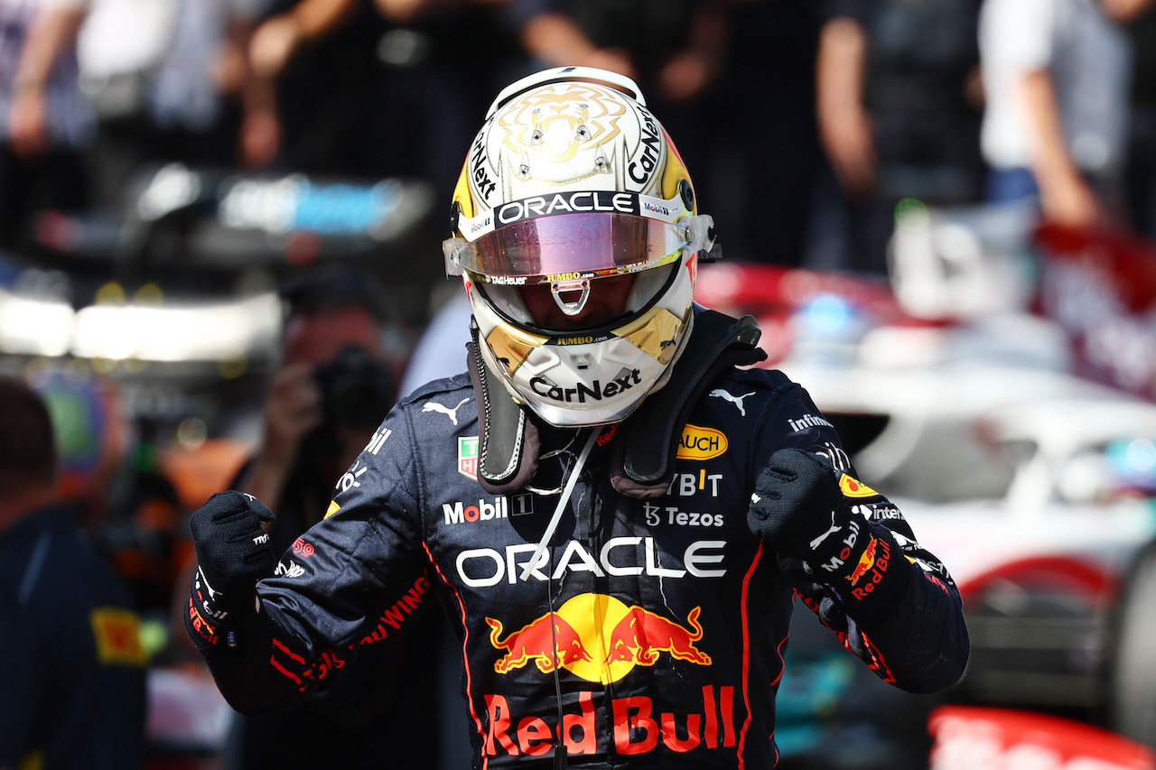 GP SPAGNA, 1st place Max Verstappen (NLD) Red Bull Racing RB18.
22.05.2022. Formula 1 World Championship, Rd 6, Spanish Grand Prix, Barcelona, Spain, Gara Day.
- www.xpbimages.com, EMail: requests@xpbimages.com ¬© Copyright: Batchelor / XPB Images