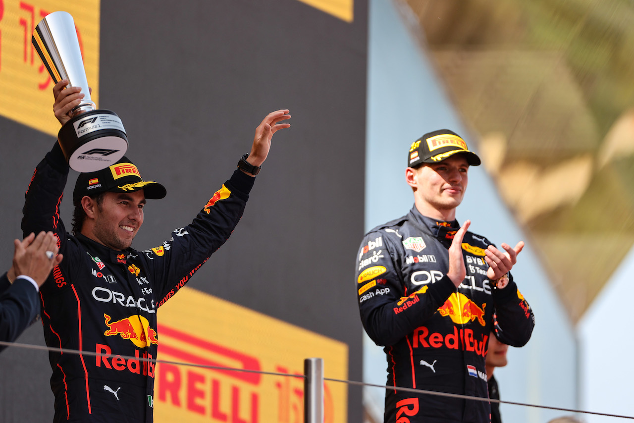 GP SPAGNA, Sergio Perez (MEX), Red Bull Racing 
22.05.2022. Formula 1 World Championship, Rd 6, Spanish Grand Prix, Barcelona, Spain, Gara Day.
- www.xpbimages.com, EMail: requests@xpbimages.com © Copyright: Charniaux / XPB Images
