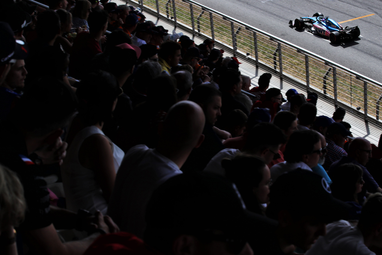 GP SPAGNA, Fernando Alonso (ESP) Alpine F1 Team A522.
22.05.2022. Formula 1 World Championship, Rd 6, Spanish Grand Prix, Barcelona, Spain, Gara Day.
 - www.xpbimages.com, EMail: requests@xpbimages.com © Copyright: Coates / XPB Images