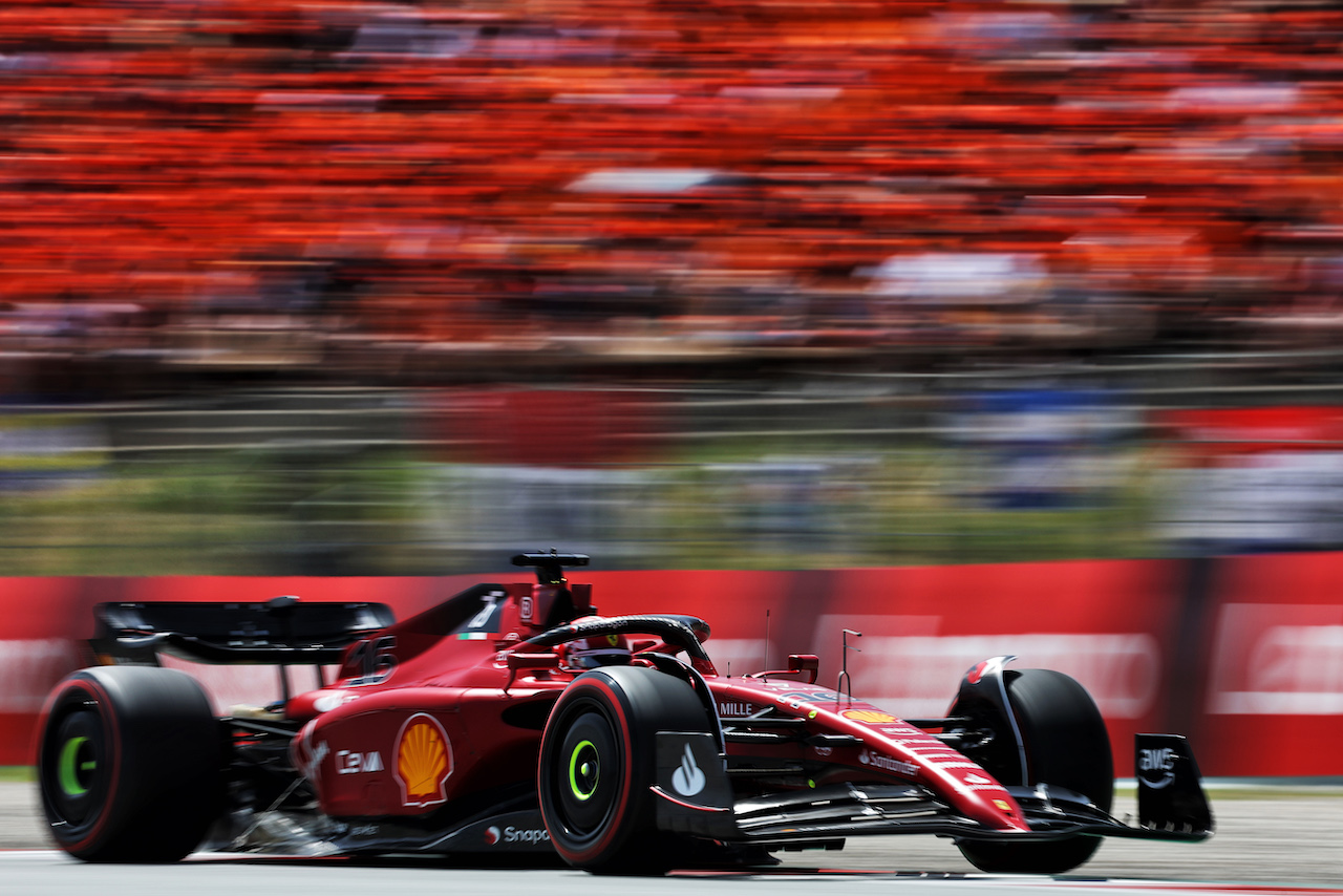 GP SPAGNA, Charles Leclerc (MON) Ferrari F1-75.
22.05.2022. Formula 1 World Championship, Rd 6, Spanish Grand Prix, Barcelona, Spain, Gara Day.
- www.xpbimages.com, EMail: requests@xpbimages.com © Copyright: Bearne / XPB Images