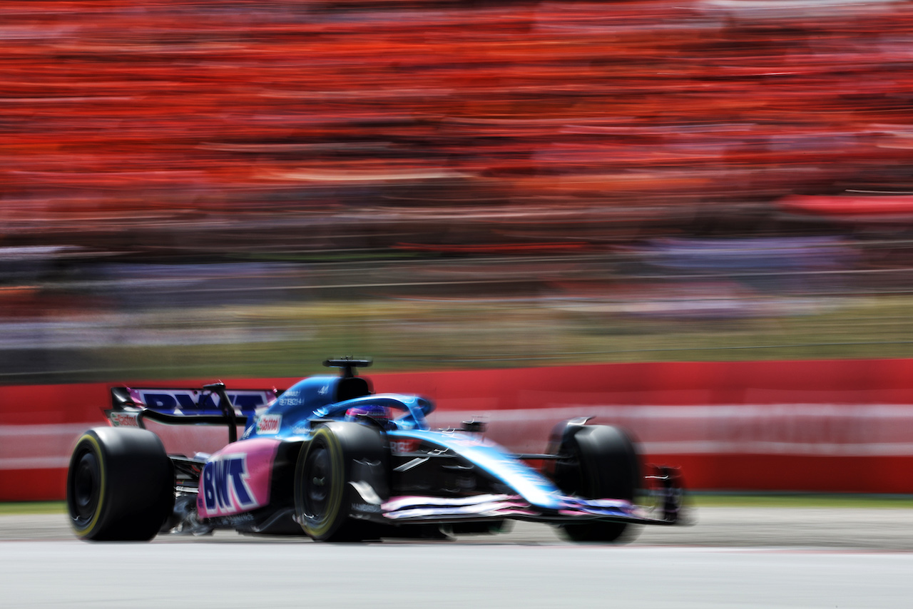 GP SPAGNA, Fernando Alonso (ESP) Alpine F1 Team A522.
22.05.2022. Formula 1 World Championship, Rd 6, Spanish Grand Prix, Barcelona, Spain, Gara Day.
- www.xpbimages.com, EMail: requests@xpbimages.com © Copyright: Bearne / XPB Images