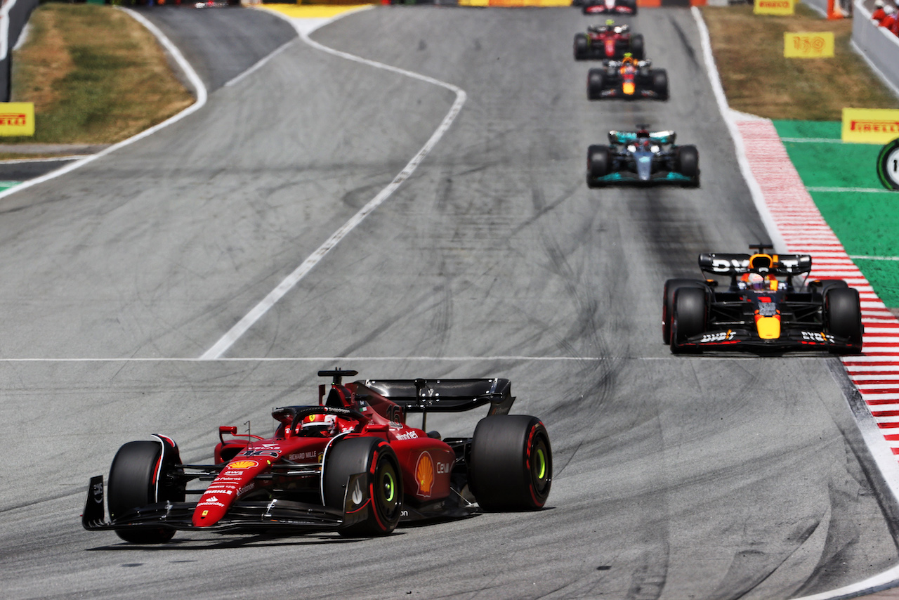 GP SPAGNA, Charles Leclerc (MON) Ferrari F1-75.
22.05.2022. Formula 1 World Championship, Rd 6, Spanish Grand Prix, Barcelona, Spain, Gara Day.
- www.xpbimages.com, EMail: requests@xpbimages.com © Copyright: Charniaux / XPB Images