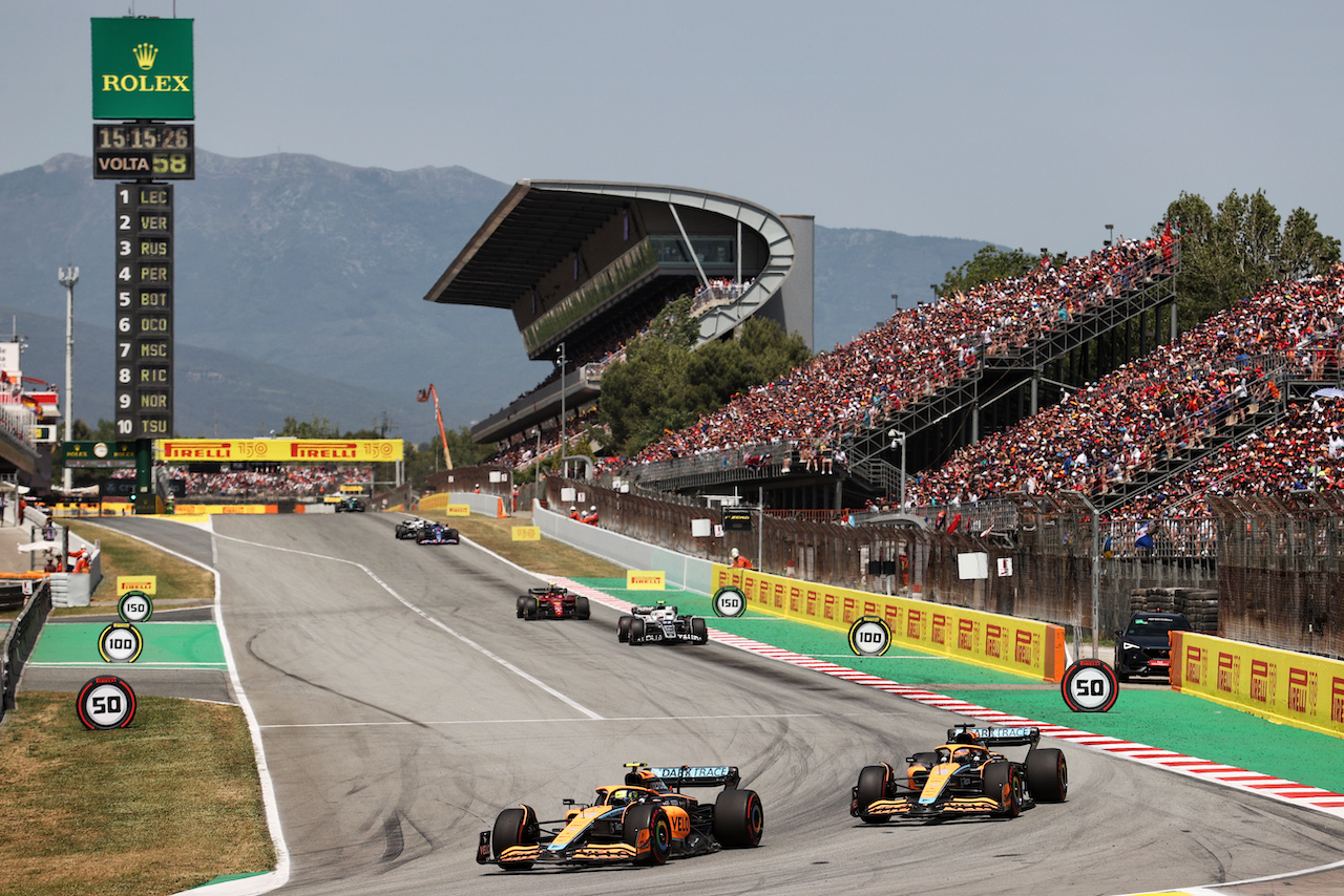 GP SPAGNA, Lando Norris (GBR) McLaren MCL36.
22.05.2022. Formula 1 World Championship, Rd 6, Spanish Grand Prix, Barcelona, Spain, Gara Day.
- www.xpbimages.com, EMail: requests@xpbimages.com © Copyright: Charniaux / XPB Images