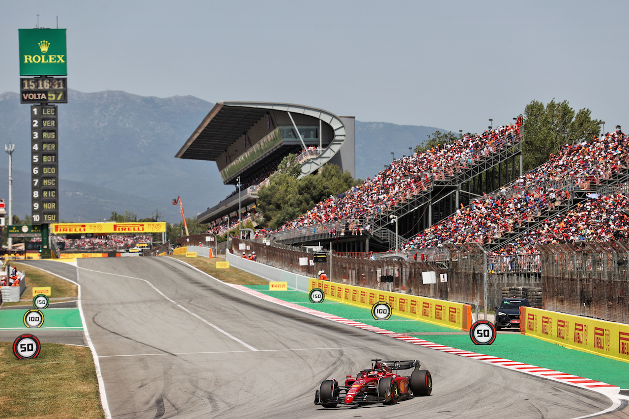 GP SPAGNA, Charles Leclerc (MON) Ferrari F1-75.
22.05.2022. Formula 1 World Championship, Rd 6, Spanish Grand Prix, Barcelona, Spain, Gara Day.
- www.xpbimages.com, EMail: requests@xpbimages.com © Copyright: Charniaux / XPB Images