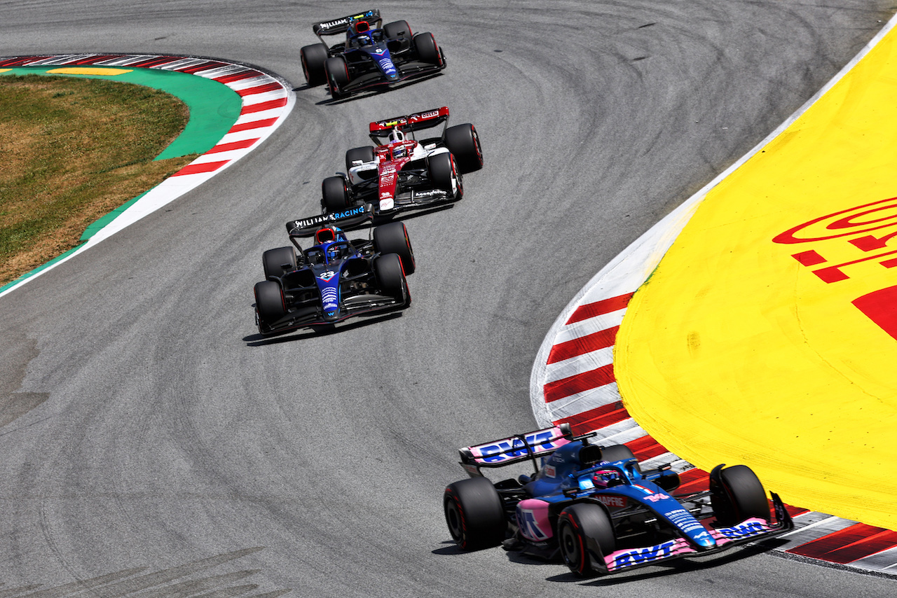 GP SPAGNA, Fernando Alonso (ESP) Alpine F1 Team A522.
22.05.2022. Formula 1 World Championship, Rd 6, Spanish Grand Prix, Barcelona, Spain, Gara Day.
- www.xpbimages.com, EMail: requests@xpbimages.com © Copyright: Batchelor / XPB Images