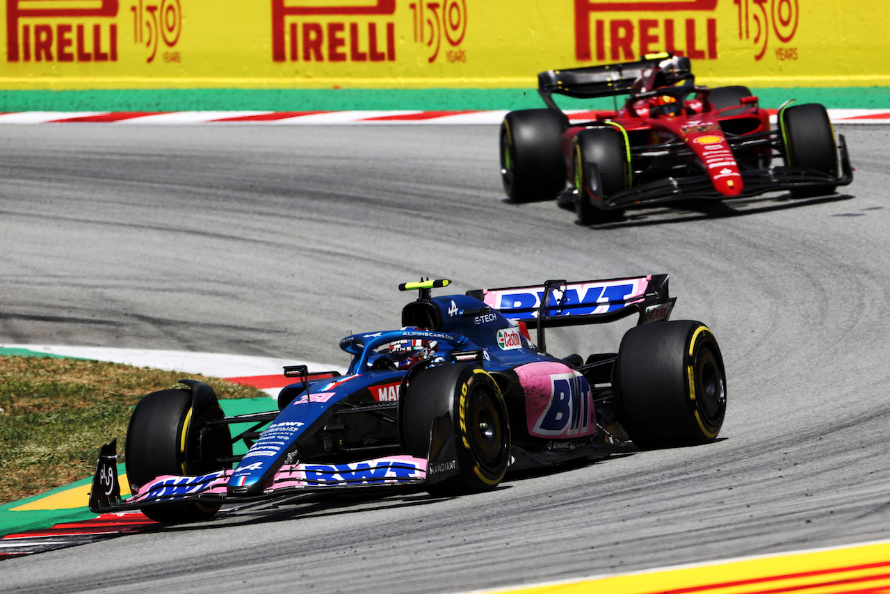 GP SPAGNA, Esteban Ocon (FRA) Alpine F1 Team A522.
22.05.2022. Formula 1 World Championship, Rd 6, Spanish Grand Prix, Barcelona, Spain, Gara Day.
- www.xpbimages.com, EMail: requests@xpbimages.com © Copyright: Charniaux / XPB Images