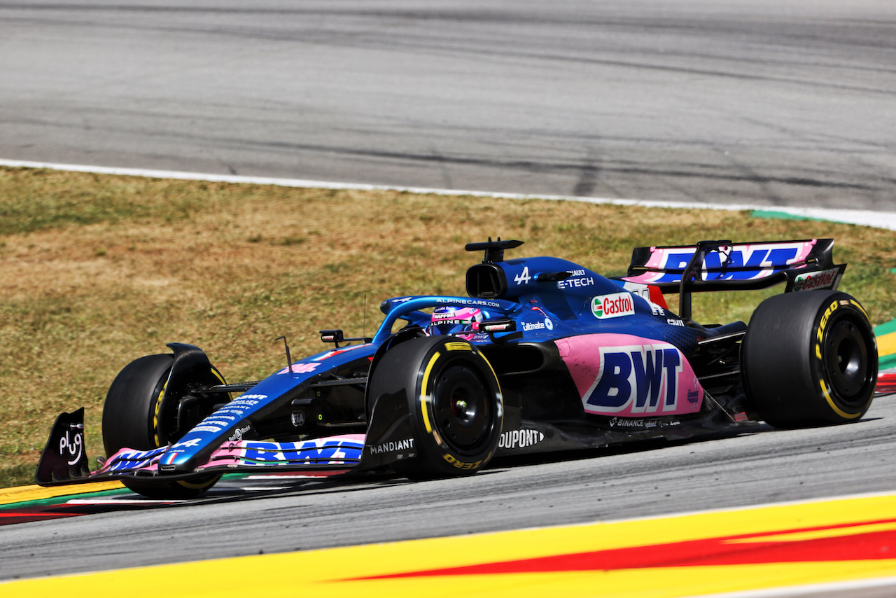 GP SPAGNA, Fernando Alonso (ESP) Alpine F1 Team A522.
22.05.2022. Formula 1 World Championship, Rd 6, Spanish Grand Prix, Barcelona, Spain, Gara Day.
- www.xpbimages.com, EMail: requests@xpbimages.com © Copyright: Charniaux / XPB Images