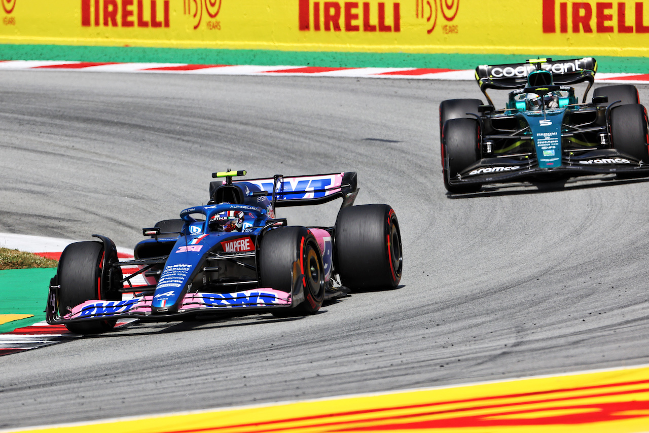 GP SPAGNA, Esteban Ocon (FRA) Alpine F1 Team A522.
22.05.2022. Formula 1 World Championship, Rd 6, Spanish Grand Prix, Barcelona, Spain, Gara Day.
- www.xpbimages.com, EMail: requests@xpbimages.com © Copyright: Charniaux / XPB Images