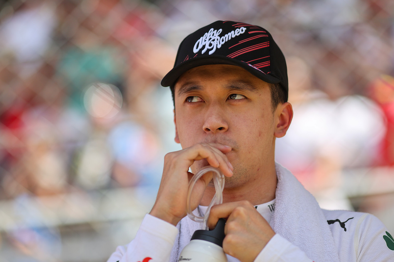 GP SPAGNA, Guanyu Zhou (CHI), Alfa Romeo Racing 
22.05.2022. Formula 1 World Championship, Rd 6, Spanish Grand Prix, Barcelona, Spain, Gara Day.
- www.xpbimages.com, EMail: requests@xpbimages.com ¬© Copyright: Charniaux / XPB Images