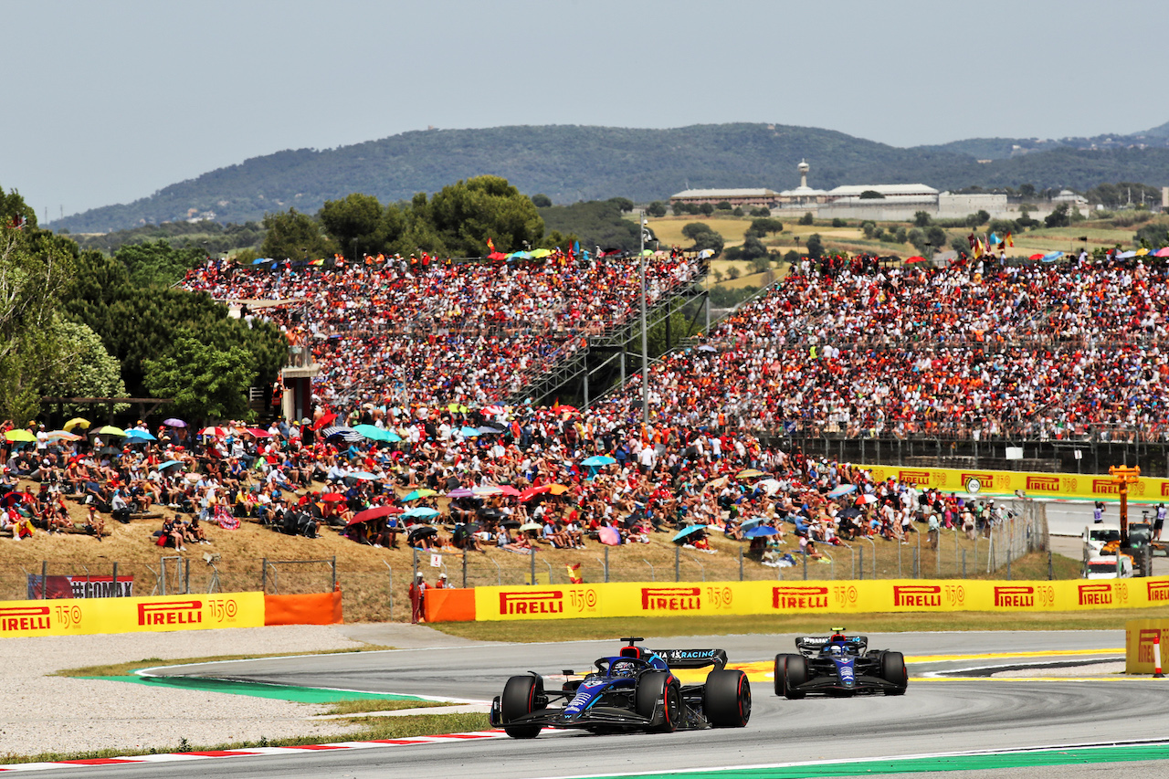 GP SPAGNA, Alexander Albon (THA) Williams Racing FW44.
22.05.2022. Formula 1 World Championship, Rd 6, Spanish Grand Prix, Barcelona, Spain, Gara Day.
 - www.xpbimages.com, EMail: requests@xpbimages.com © Copyright: Coates / XPB Images