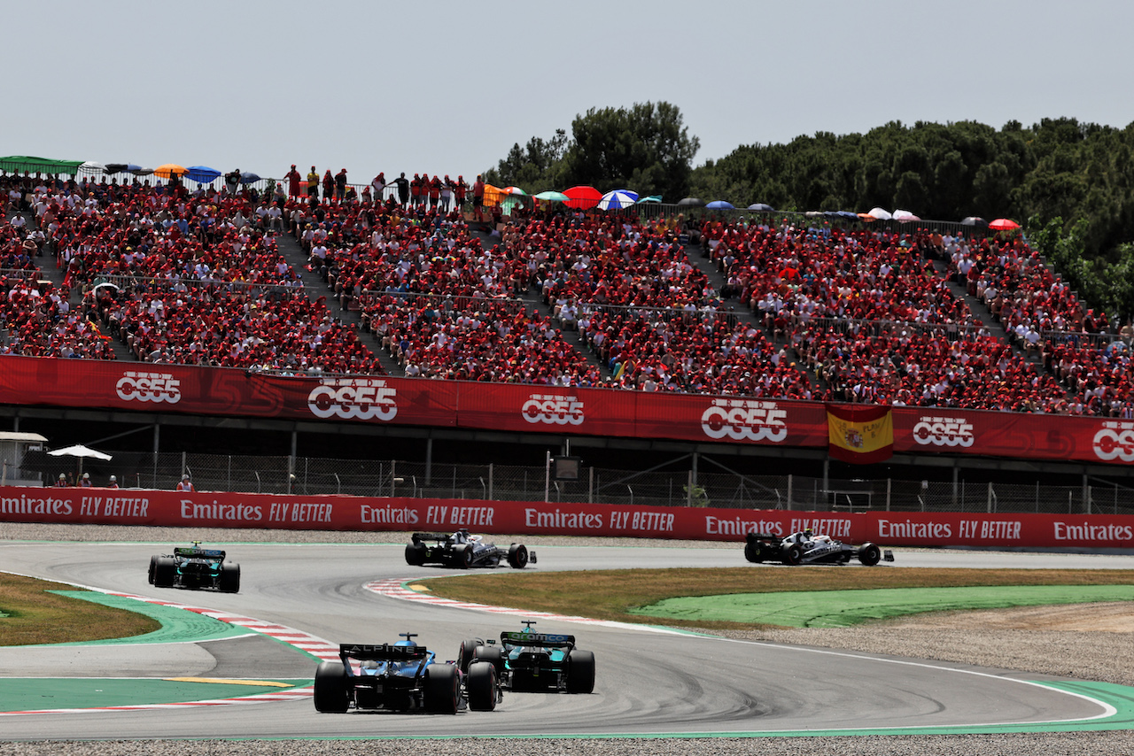 GP SPAGNA, Fernando Alonso (ESP) Alpine F1 Team A522.
22.05.2022. Formula 1 World Championship, Rd 6, Spanish Grand Prix, Barcelona, Spain, Gara Day.
- www.xpbimages.com, EMail: requests@xpbimages.com © Copyright: Bearne / XPB Images