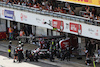 GP SPAGNA, Valtteri Bottas (FIN) Alfa Romeo F1 Team C42 makes a pit stop.
22.05.2022. Formula 1 World Championship, Rd 6, Spanish Grand Prix, Barcelona, Spain, Gara Day.
 - www.xpbimages.com, EMail: requests@xpbimages.com © Copyright: Coates / XPB Images