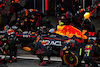 GP SPAGNA, Sergio Perez (MEX) Red Bull Racing RB18 makes a pit stop.
22.05.2022. Formula 1 World Championship, Rd 6, Spanish Grand Prix, Barcelona, Spain, Gara Day.
 - www.xpbimages.com, EMail: requests@xpbimages.com © Copyright: Coates / XPB Images