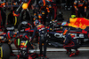GP SPAGNA, Sergio Perez (MEX) Red Bull Racing RB18 makes a pit stop.
22.05.2022. Formula 1 World Championship, Rd 6, Spanish Grand Prix, Barcelona, Spain, Gara Day.
 - www.xpbimages.com, EMail: requests@xpbimages.com © Copyright: Coates / XPB Images