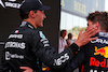 GP SPAGNA, (L to R): Third placed George Russell (GBR) Mercedes AMG F1 in parc ferme with vincitore Max Verstappen (NLD) Red Bull Racing.
22.05.2022. Formula 1 World Championship, Rd 6, Spanish Grand Prix, Barcelona, Spain, Gara Day.
- www.xpbimages.com, EMail: requests@xpbimages.com © Copyright: Bearne / XPB Images