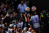 GP SPAGNA, Gara winner Max Verstappen (NLD) Red Bull Racing celebrates with second placed team mate Sergio Perez (MEX) Red Bull Racing in parc ferme.
22.05.2022. Formula 1 World Championship, Rd 6, Spanish Grand Prix, Barcelona, Spain, Gara Day.
 - www.xpbimages.com, EMail: requests@xpbimages.com © Copyright: Coates / XPB Images
