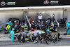 GP SPAGNA, Lewis Hamilton (GBR) Mercedes AMG F1 W13 makes a pit stop.
22.05.2022. Formula 1 World Championship, Rd 6, Spanish Grand Prix, Barcelona, Spain, Gara Day.
 - www.xpbimages.com, EMail: requests@xpbimages.com © Copyright: Coates / XPB Images