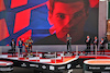 GP SPAGNA, The podium: Sergio Perez (MEX) Red Bull Racing, second; Max Verstappen (NLD) Red Bull Racing, vincitore; George Russell (GBR) Mercedes AMG F1, third.
22.05.2022. Formula 1 World Championship, Rd 6, Spanish Grand Prix, Barcelona, Spain, Gara Day.
 - www.xpbimages.com, EMail: requests@xpbimages.com © Copyright: Coates / XPB Images
